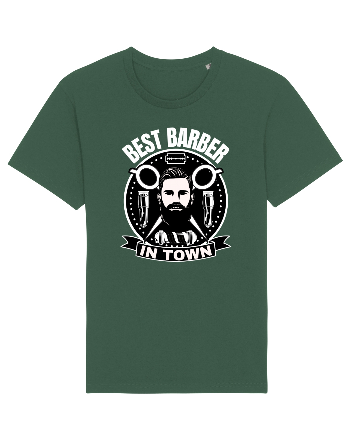 Tricou mânecă scurtă Unisex Rocker Bottle Green