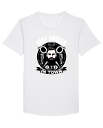 Best Barber In Town Tricou mânecă scurtă guler larg Bărbat Skater