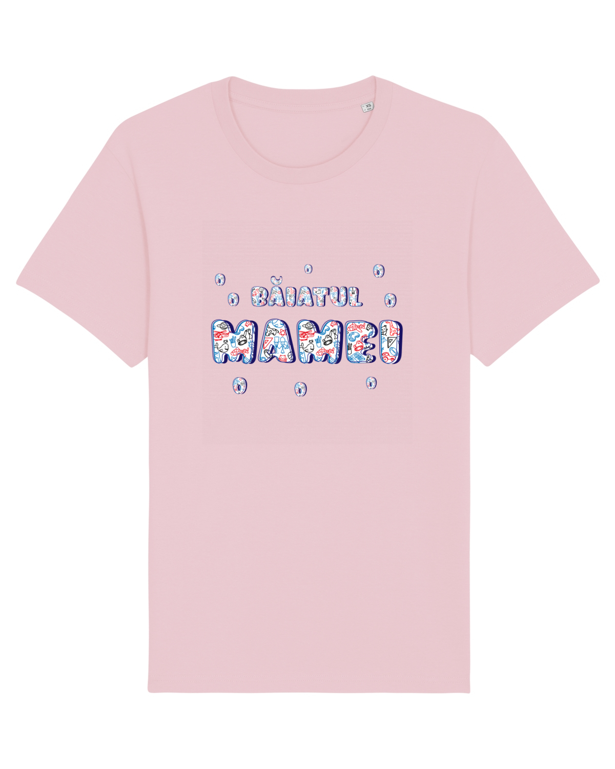 Tricou mânecă scurtă Unisex Rocker Cotton Pink