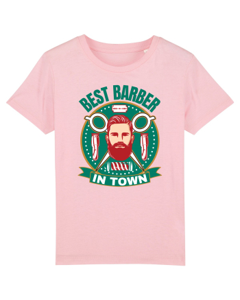 Best Barber In Town Cotton Pink