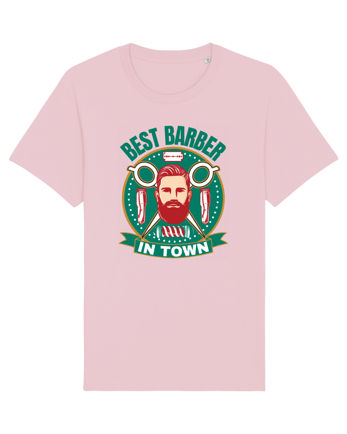 Tricou mânecă scurtă Unisex Rocker Cotton Pink