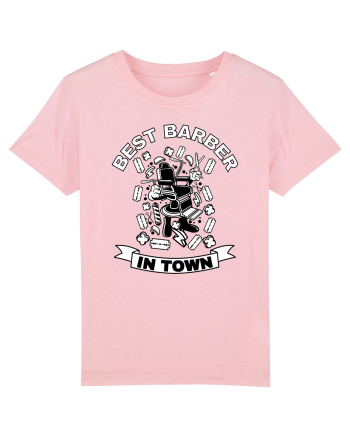 Best Barber In Town Cotton Pink