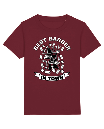 Best Barber In Town Burgundy
