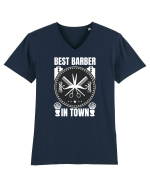 Best Barber In Town Tricou mânecă scurtă guler V Bărbat Presenter