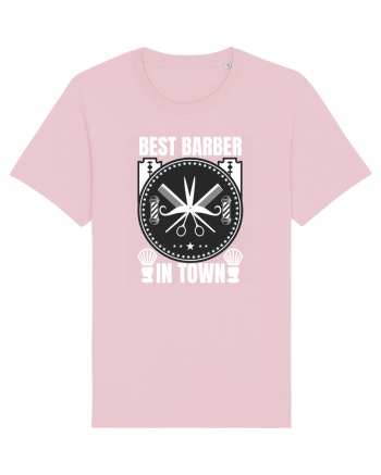 Best Barber In Town Cotton Pink