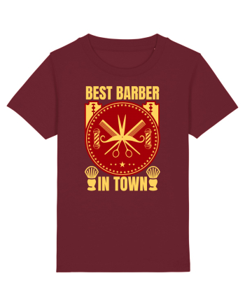 Best Barber In Town Burgundy