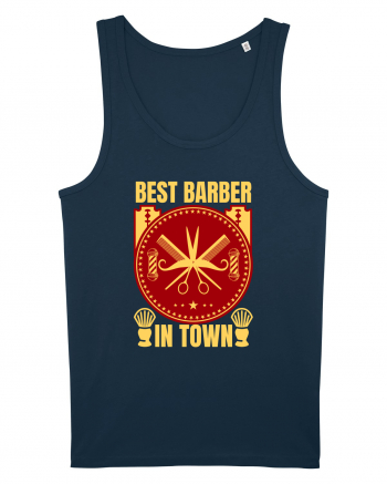 Best Barber In Town Navy