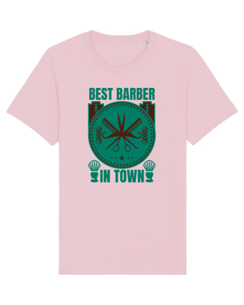 Best Barber In Town Cotton Pink