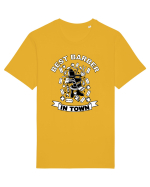Best Barber In Town Tricou mânecă scurtă Unisex Rocker