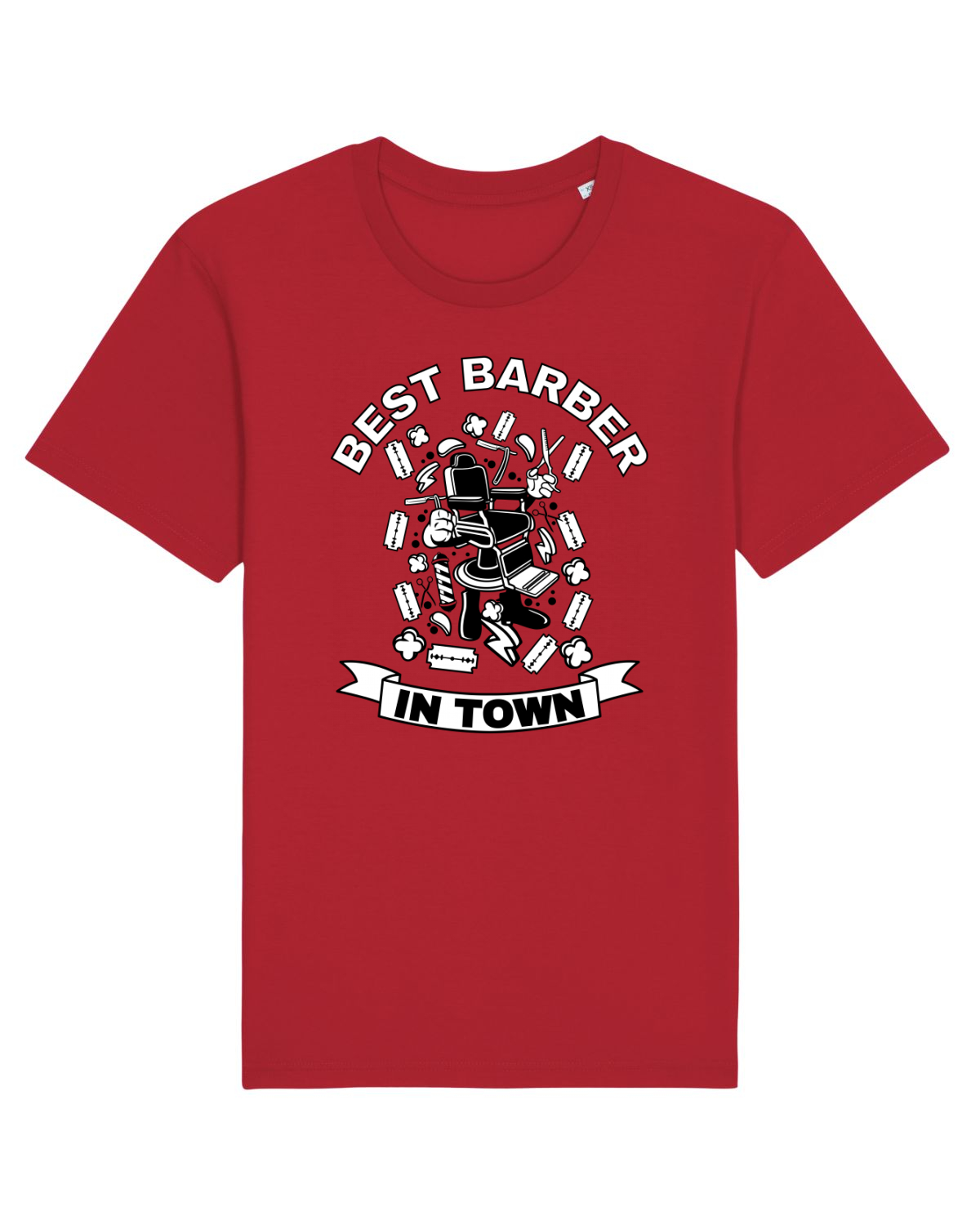 Tricou mânecă scurtă Unisex Rocker Red