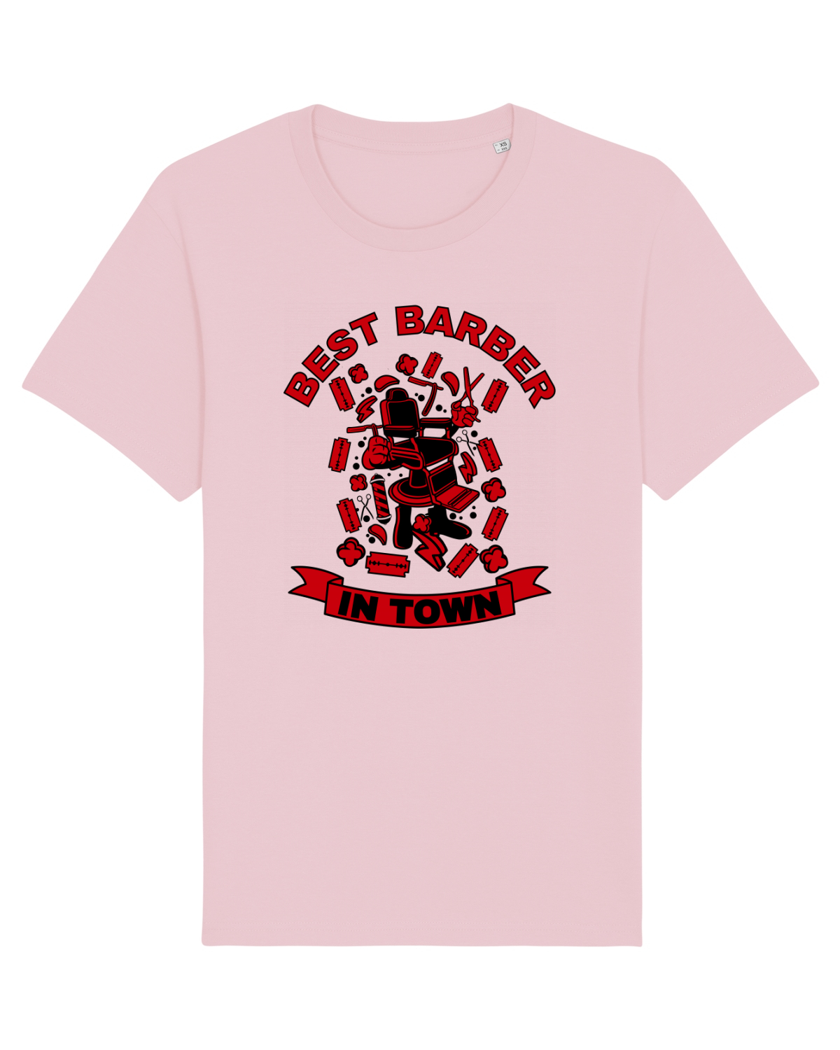 Tricou mânecă scurtă Unisex Rocker Cotton Pink
