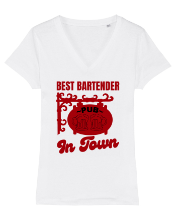 Best Bartender In Town  White