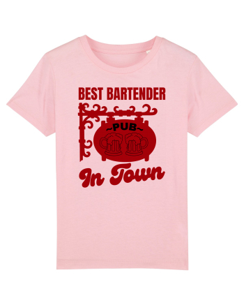 Best Bartender In Town  Cotton Pink