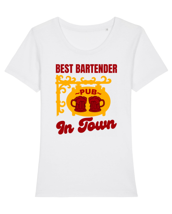 Best Bartender In Town  White