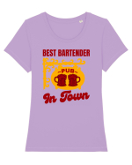 Best Bartender In Town  Tricou mânecă scurtă guler larg fitted Damă Expresser