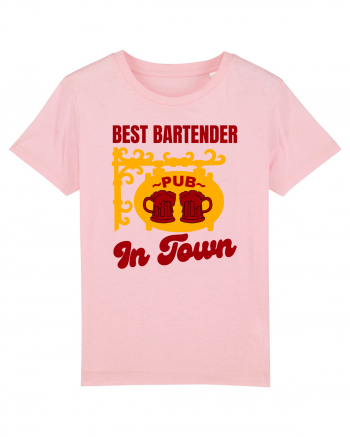 Best Bartender In Town  Cotton Pink