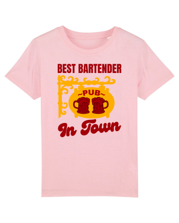 Best Bartender In Town  Cotton Pink