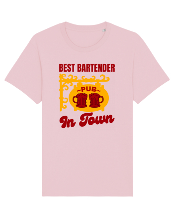 Best Bartender In Town  Cotton Pink