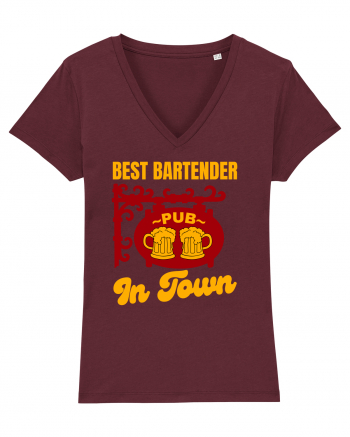 Best Bartender In Town  Burgundy