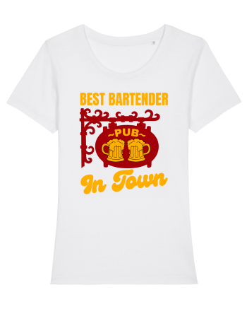 Best Bartender In Town  White