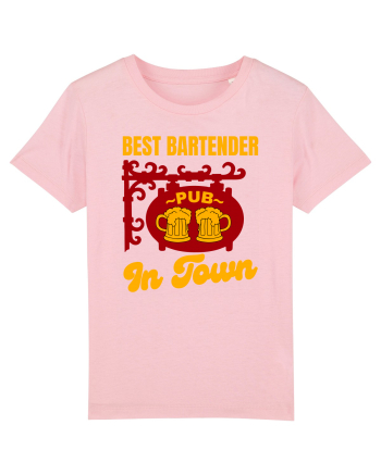 Best Bartender In Town  Cotton Pink