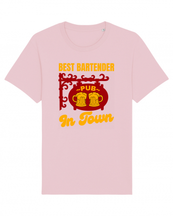 Best Bartender In Town  Cotton Pink