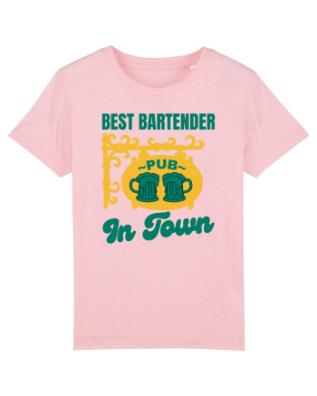 Best Bartender In Town  Cotton Pink