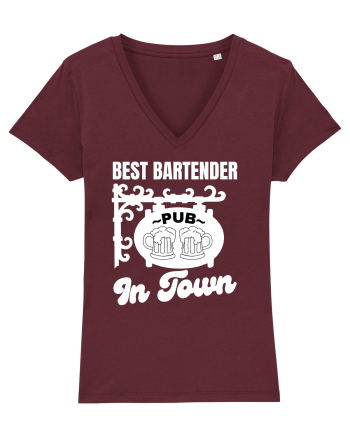 Best Bartender In Town  Burgundy