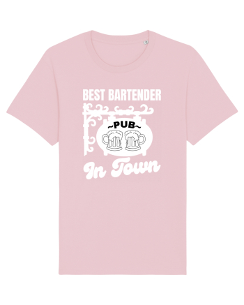 Best Bartender In Town  Cotton Pink