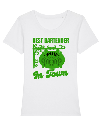Best Bartender In Town  White