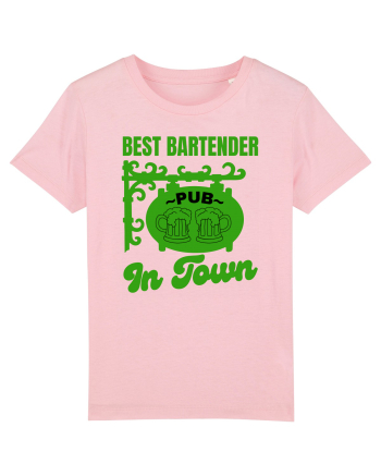 Best Bartender In Town  Cotton Pink
