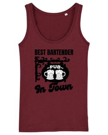 Best Bartender In Town  Burgundy