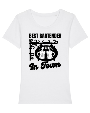 Best Bartender In Town  White