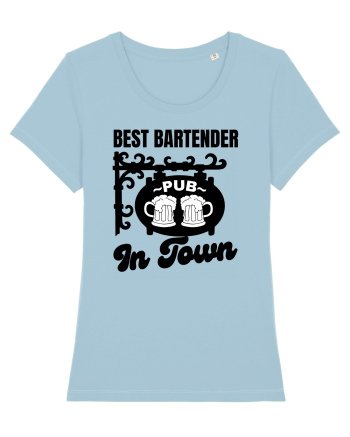 Best Bartender In Town  Sky Blue