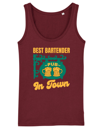 Best Bartender In Town  Burgundy