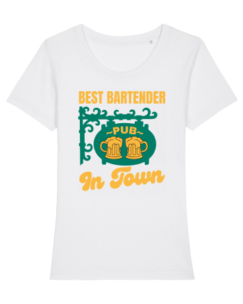 Best Bartender In Town  White