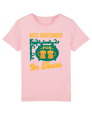 Best Bartender In Town  Cotton Pink