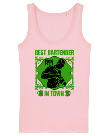 Best Bartender In Town  Cotton Pink