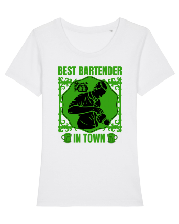 Best Bartender In Town  White