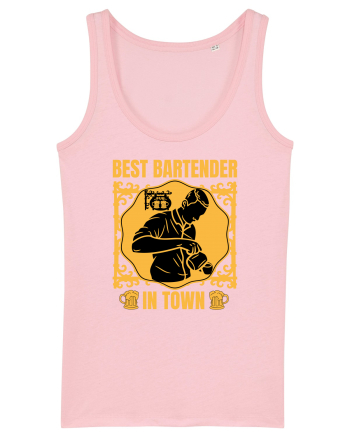 Best Bartender In Town  Cotton Pink