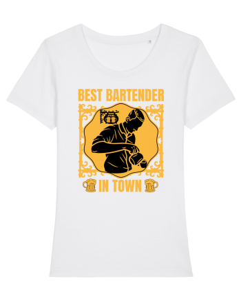 Best Bartender In Town  White