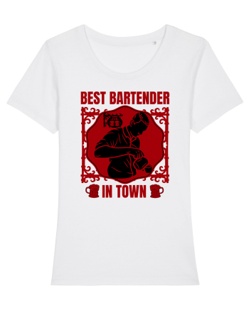 Best Bartender In Town  White