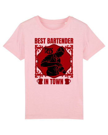 Best Bartender In Town  Cotton Pink