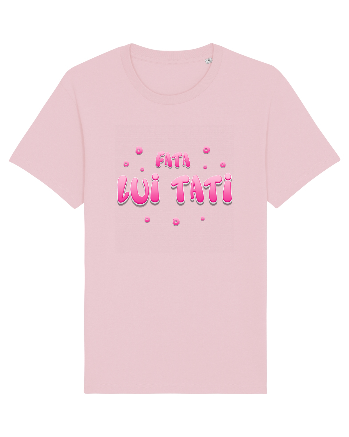 Tricou mânecă scurtă Unisex Rocker Cotton Pink