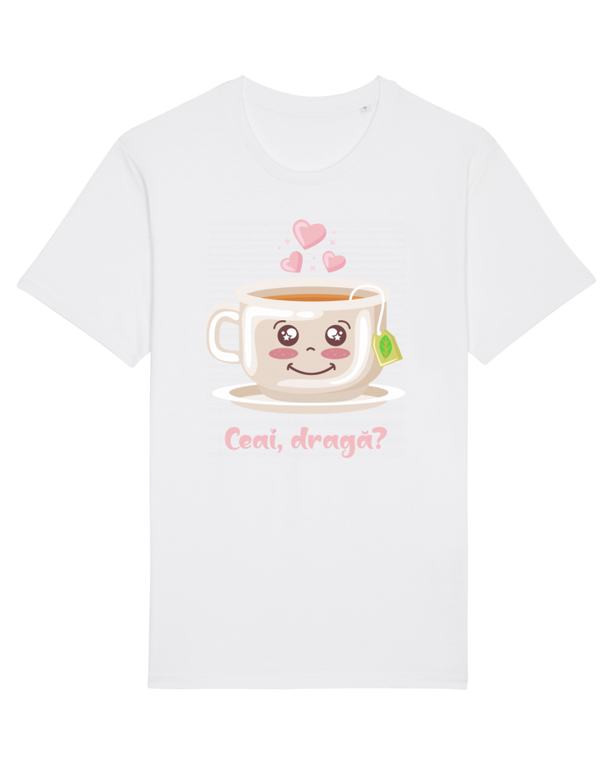 Tricou mânecă scurtă Unisex Rocker White
