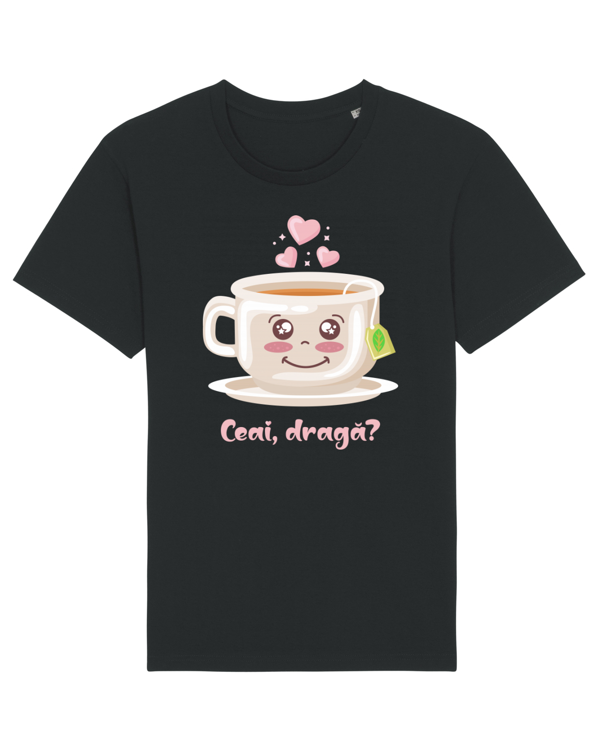Tricou mânecă scurtă Unisex Rocker Black