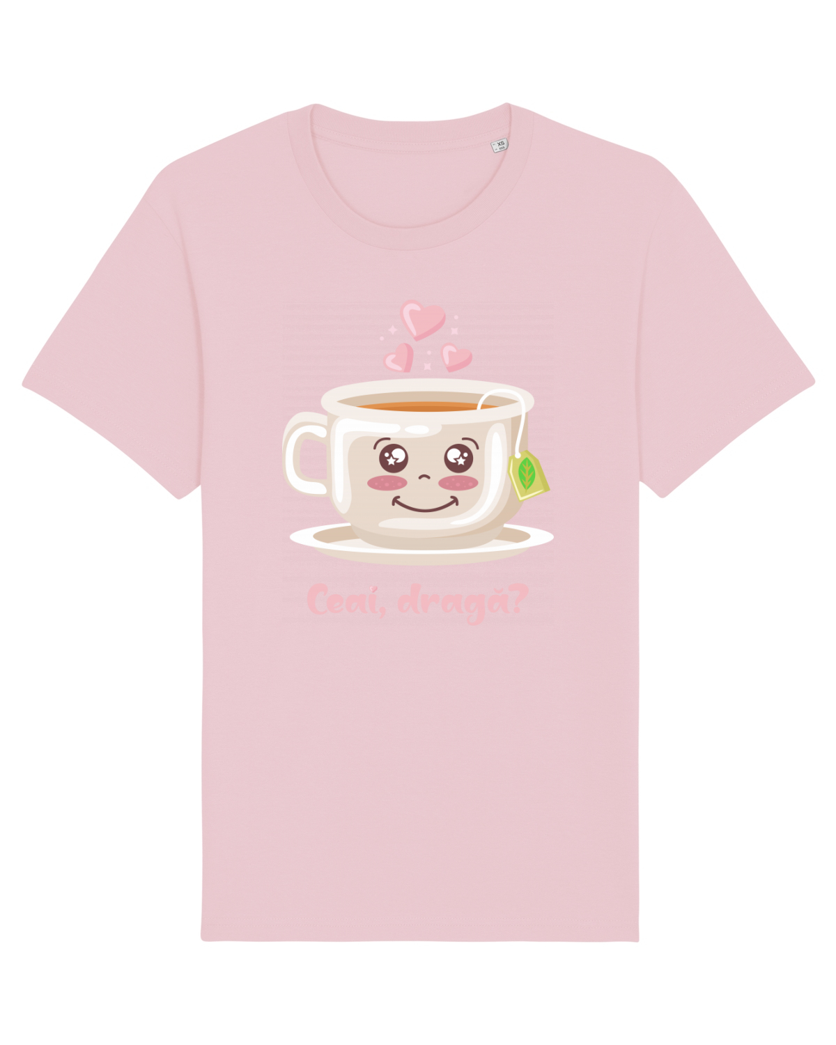 Tricou mânecă scurtă Unisex Rocker Cotton Pink