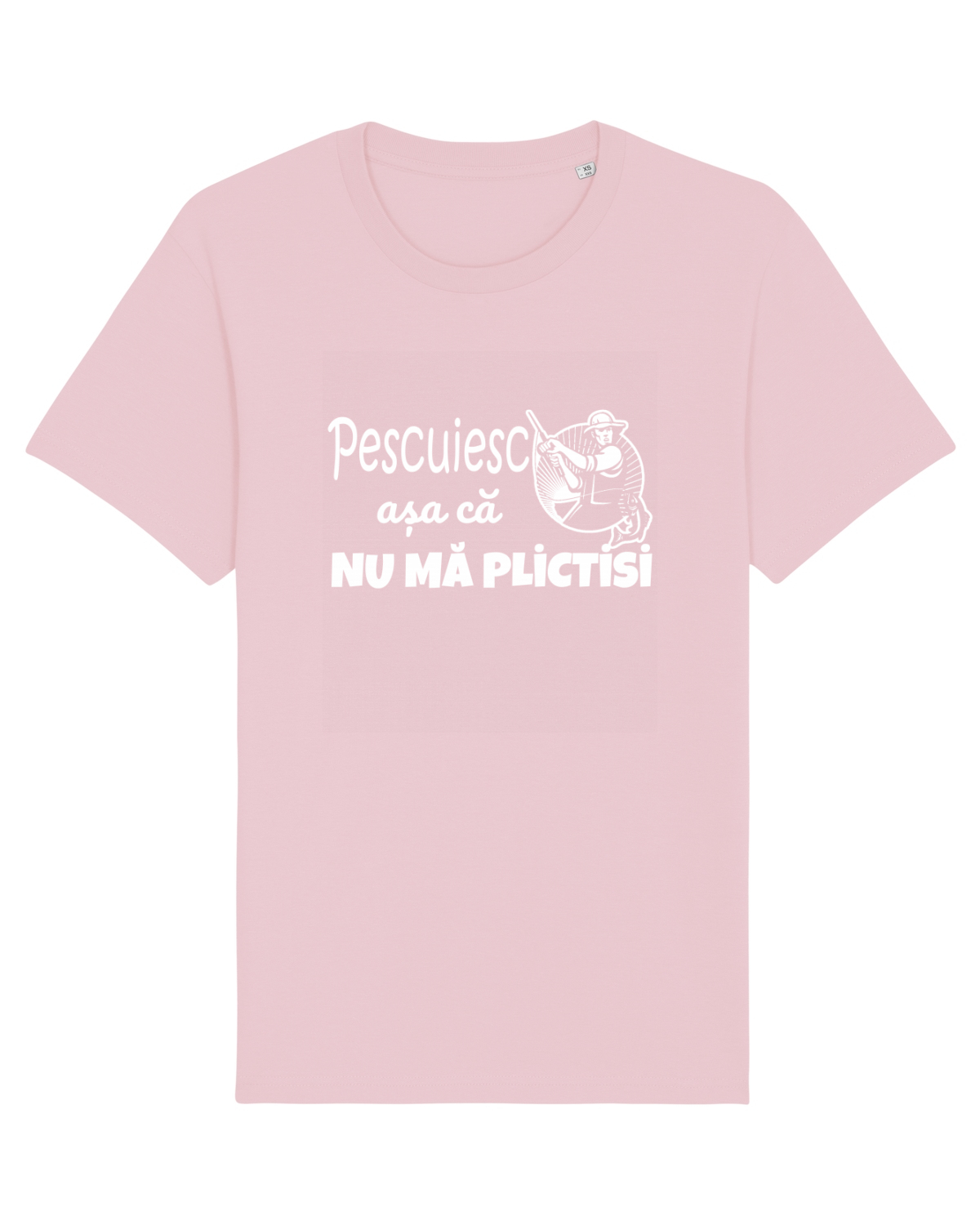 Tricou mânecă scurtă Unisex Rocker Cotton Pink