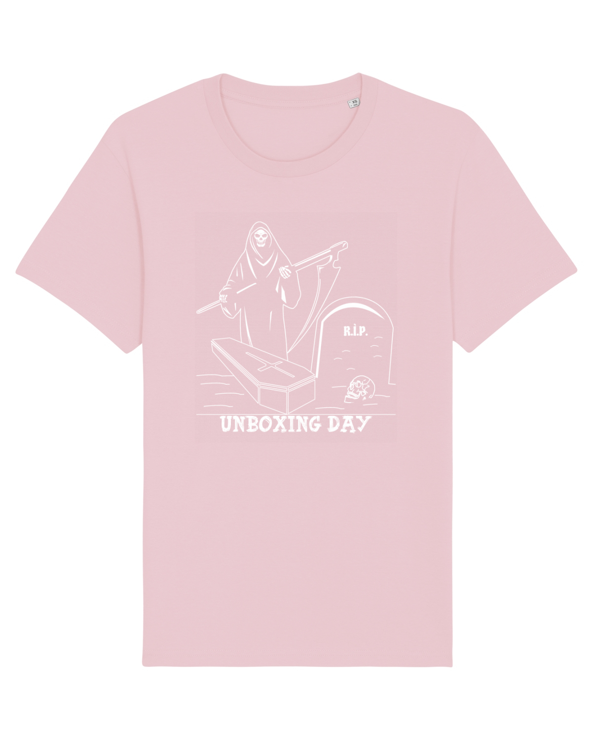 Tricou mânecă scurtă Unisex Rocker Cotton Pink