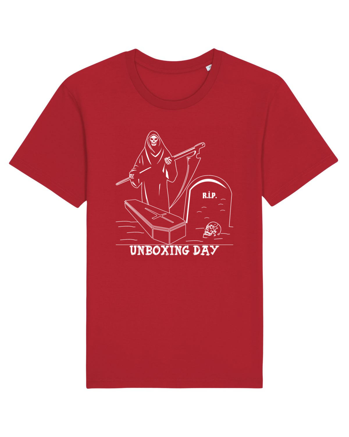 Tricou mânecă scurtă Unisex Rocker Red